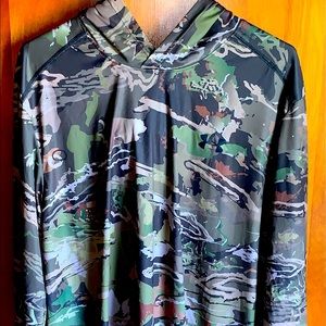 Under Armour men’s Iso Chill Heat gear camo hoodie